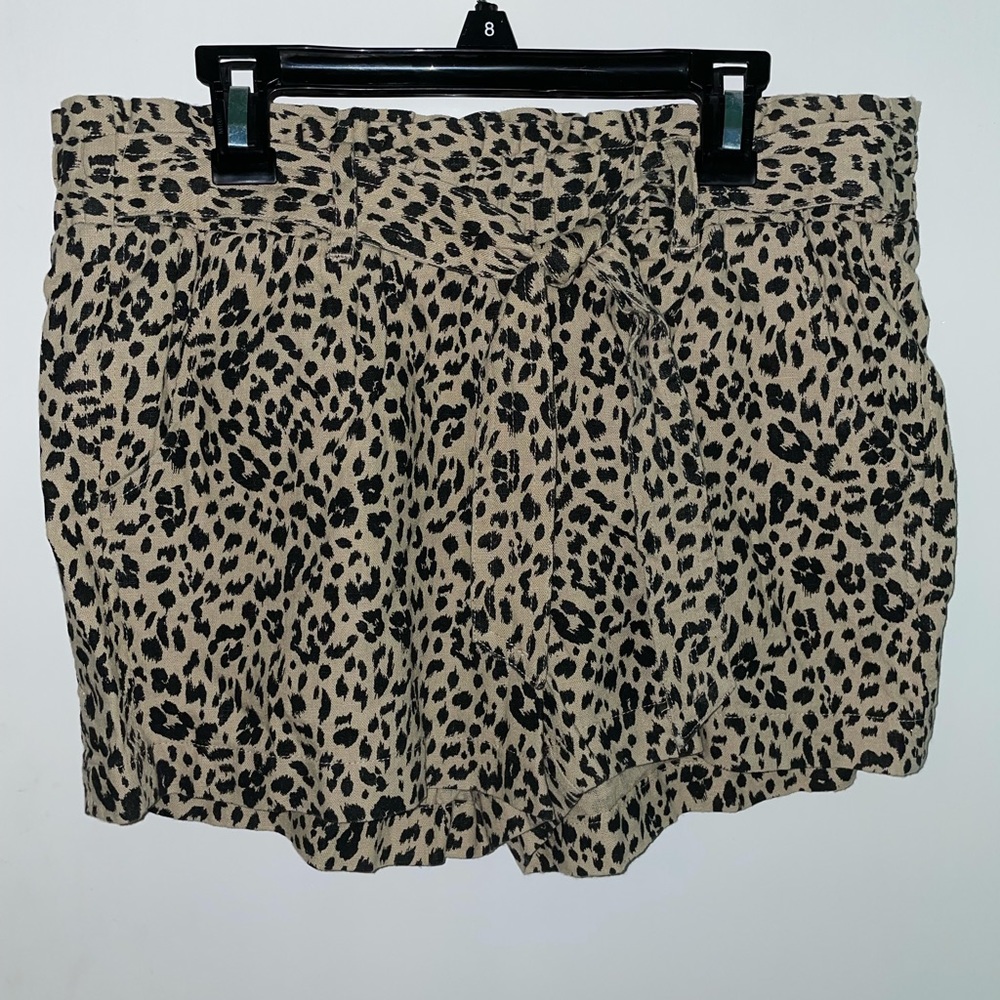 Animal Print Women’s Shirts With Tie